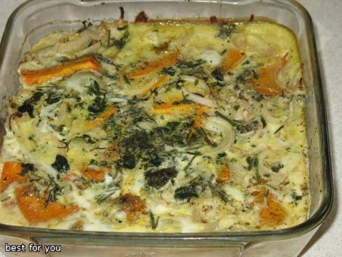 Для себя соединила несоединимые вещи и получилось очень вкусно и диетично