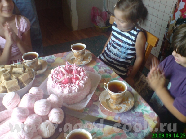 день рождение Лизы - 5 лет (фото не очень с телефона)