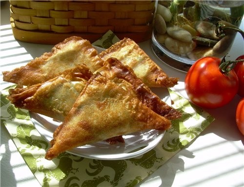 Девочки вот мои первые в жизни Самбусы