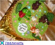 торт кровать,пирожные попа и грудь торт полянка(Винни Пух,Пятачек,крокодил Гена,Чебурашка) торт гол... - 6