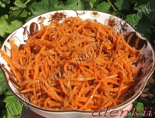 МОРКОВЬ ПО-КОРЕЙСКИ Очень много было здесь рецептов корейской морковки,и я хочу показать рецептик,полученный еще в Таш...