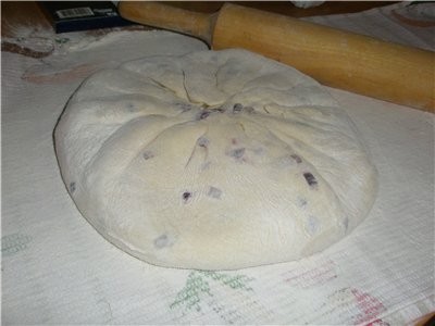 Лепешка с картофелем и сыром - 4