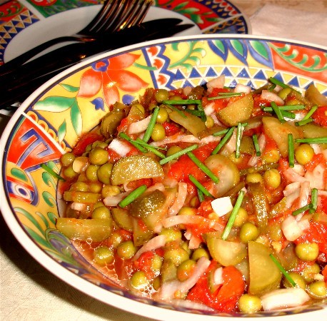 Марина, спасибки тебе за быстрый и вкусный "САЛАТ-МУРЦОВКА"