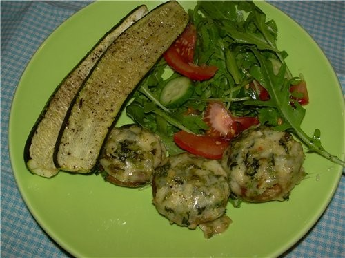 Фаршированные Шампиньоны