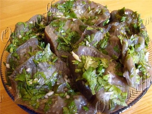 МАРИНОВАНЫЕ КРЕВЕТКИ ЗАКУСКА ИЗ БАКЛАЖАН - 2
