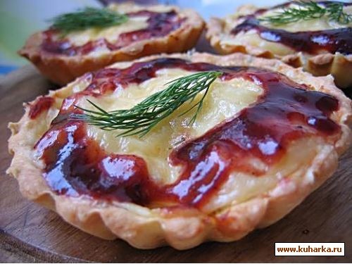 тарталетки с курицей горячая закуска тесто взяла тут песочное тесто для тарталеток от IRENA 400 гр...