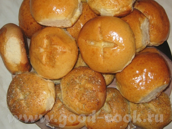 Пшеничные булочки.