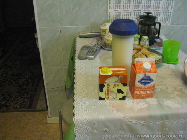 продукты для приготовления сметаны