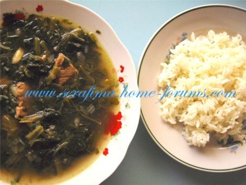 Шорба "СабАних" Суп со шпинатом Арабская кухня - 250-500 гр телятины (смотрите сами