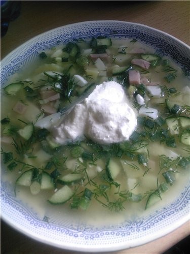 Для окрошки использую квас, который делаю сама - 2