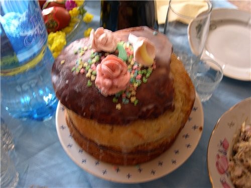 Первый кулич (рецепт уже давала перед католической Пасхой)
