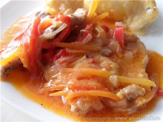 Свиные ребра чесночные Свинина тушёная большими кусками - 2