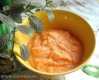 "ЯБЛОЧНО-МОРКОВНОЕ ПЮРЕ"
