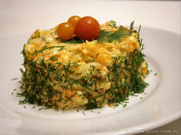 САЛАТ "КУКУРУЗНОЕ НАСТРОЕНИЕ"