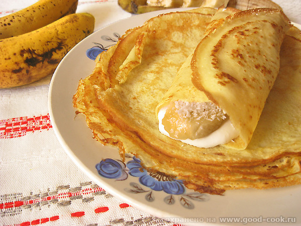 блины на манной каше