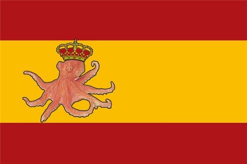 осьмножка наш национальным героем Испании будет