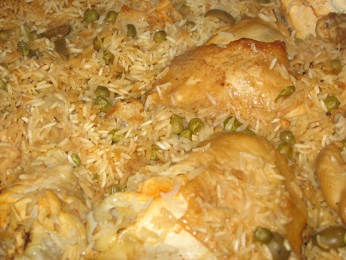 Ароз кон поло - Запеченный рис с курицей по-мексикански - 2