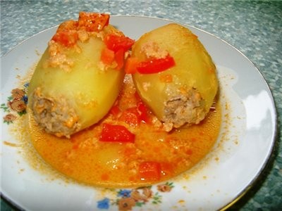 Фаршированная картошка 130 гр