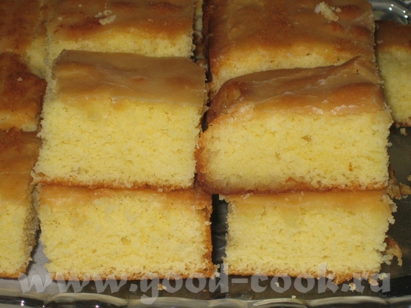 Леночка- спасибо за ЛИМОННЫЙ ПИРОГ Zitronenkuchen (Blechkuchen)