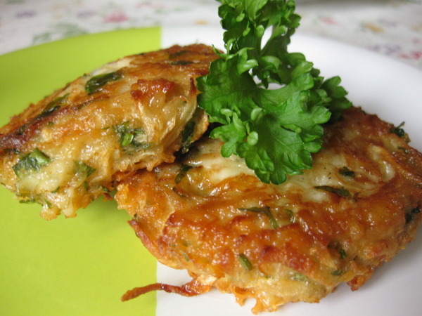 Котлеты из сельдерея с сыром