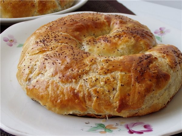 Рулет с курицей,грибами и сыром Быстрый и очень вкусный пирог