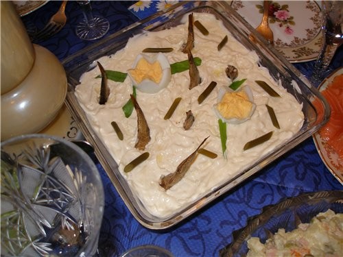 Огурчики на зимовке Рыбки в пруду - 2