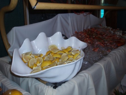 Креветки,моллюски,крабы и мноооого лимончиков Smoked salmon better picture