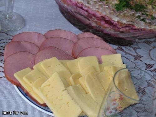 Вареники с картошкой и с капустой Оливки Нарезка Фаршированная щука Ребрышки, запечённые в фольге К... - 3