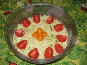 Лавашные рулетики Разные сорта колбасы с овощами от Нелли Рыба Ето индейка, запеченная в томатном с... - 5
