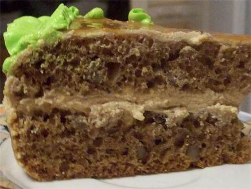 Бисквит кофейный с грецкими орехами 1 ст - 2