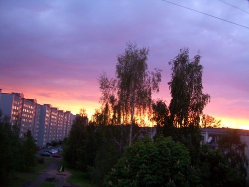 Закат=) Море в пасмурную погоду