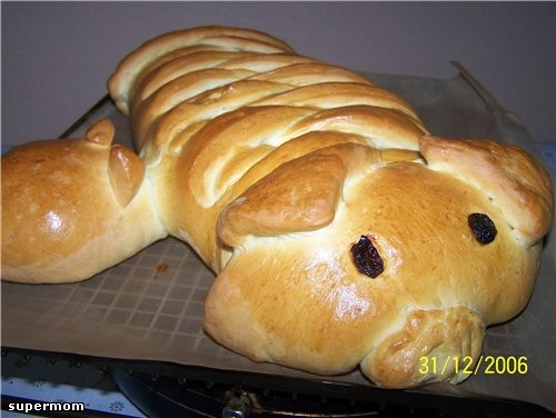 А это моя хрюша с картошкой