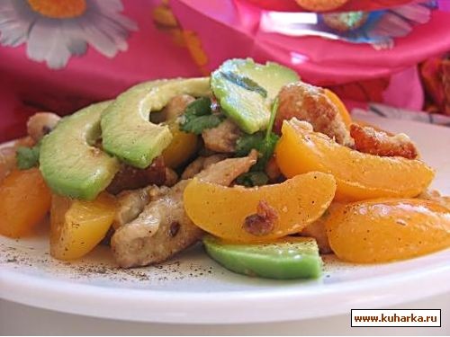 салат лосось+грейпфрут Овощной салат с медом салат из маринованной курицы пряный салат с капустой - 3