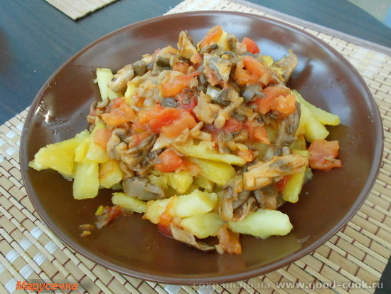картошка с грибами