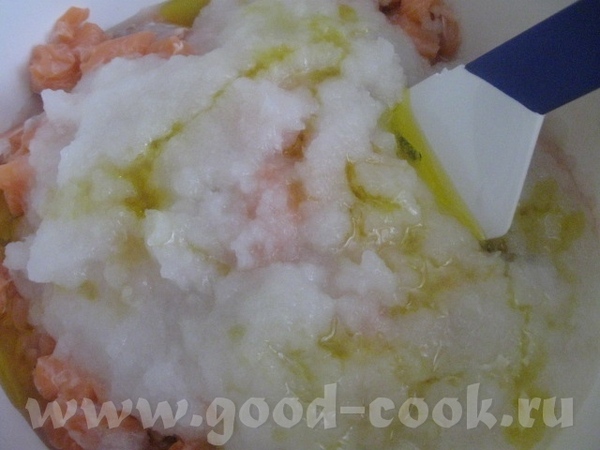ОЛАДЬИ ИЗ СЕМГИ Очень нежные и вкусные оладьи-котлетки из семги - 5