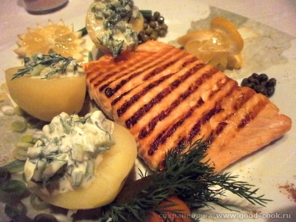 Начну я с очень вкусного и простого рецепта лосося