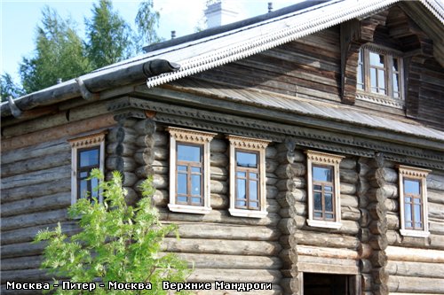А эти дома вывезены из разных северных деревень и собраны в Мандрогах - 5