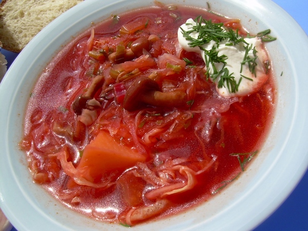 БОРЩ УКРАИНСКИЙ С ГРИБАМИ - 2