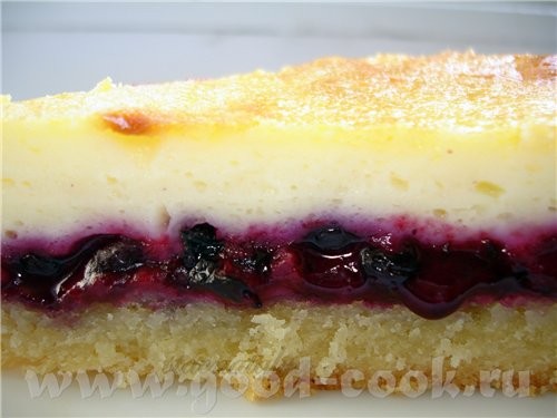 ПЕСОЧНЫЙ ПИРОГ С ЧЕРНИКОЙ