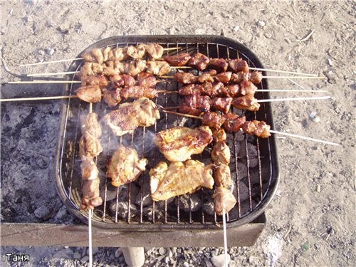 Шашлычки с закусками Еще шашлычки "Колбаса" с печенью Сырные кексы с зеленью Простые булочки Слоены... - 3