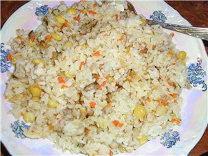 Еще были яхние (мясное ассорти, украшенное вареными овощами), рыба фаршированная (в фарш входят кро... - 3