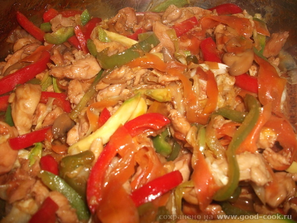 мясо и овощи по китайски