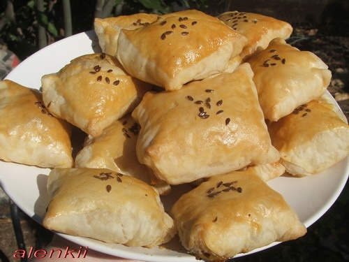 Самса печеная с тыквой