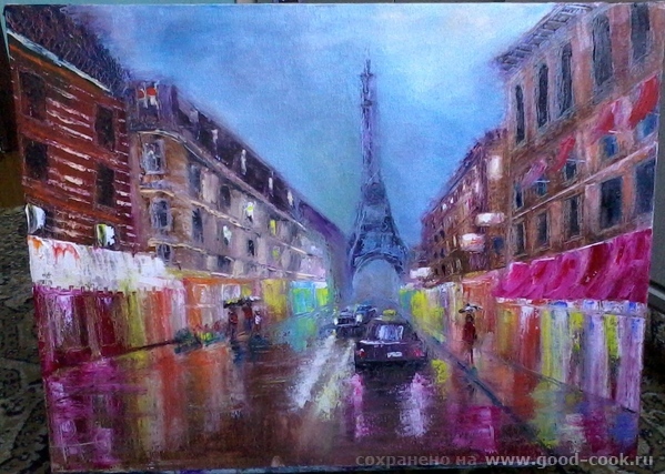 дождливый Париж