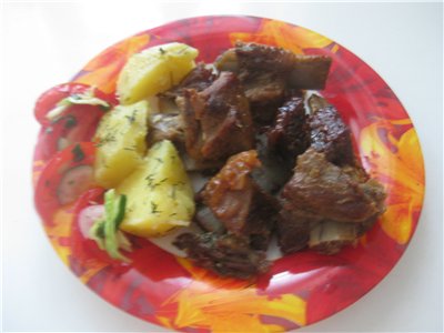 Аня спасибо за рецепт Свиные рёбра в глазури Нам было вкусно , правда у меня были телячьи