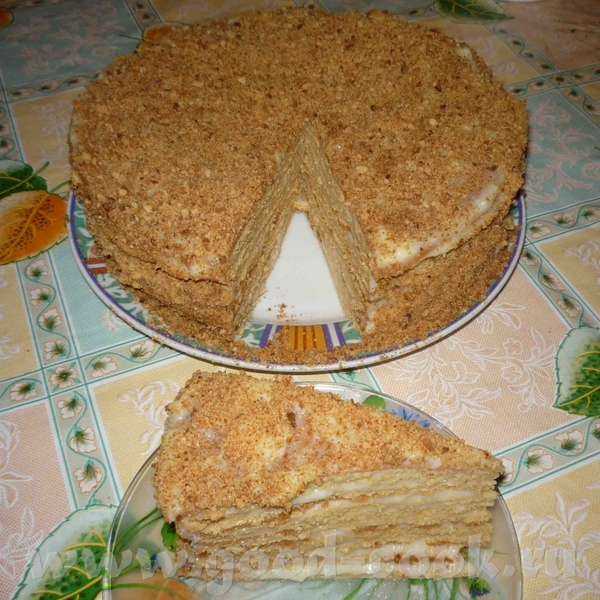 медовик пекла вчера