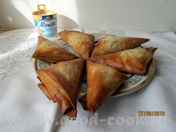 Девочки, пекла нынче пирожки из теста фило