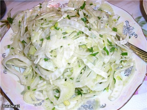 САЛАТ ИЗ ФЕНХЕЛЯ ОСТРЫЕ ЗАКУСОЧНЫЕ БАКЛАЖАНЧИКИ