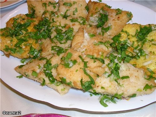 Закусочные острые бэби-баклажанчики (время переваривания - 6 часов) Жареная рыба в чесночном соусе... - 2