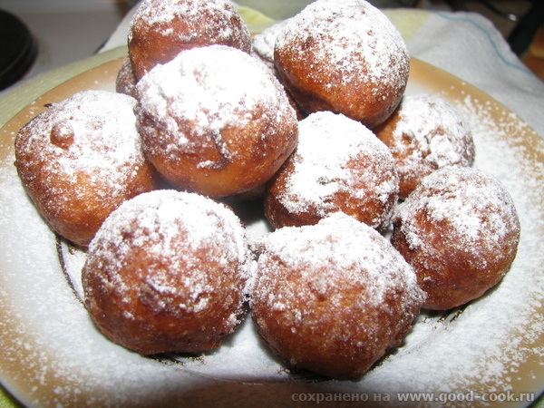 пончики с яблоками